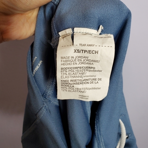 Under Armour Blue Heatgear Compression Leggings - Picture 13 of 13